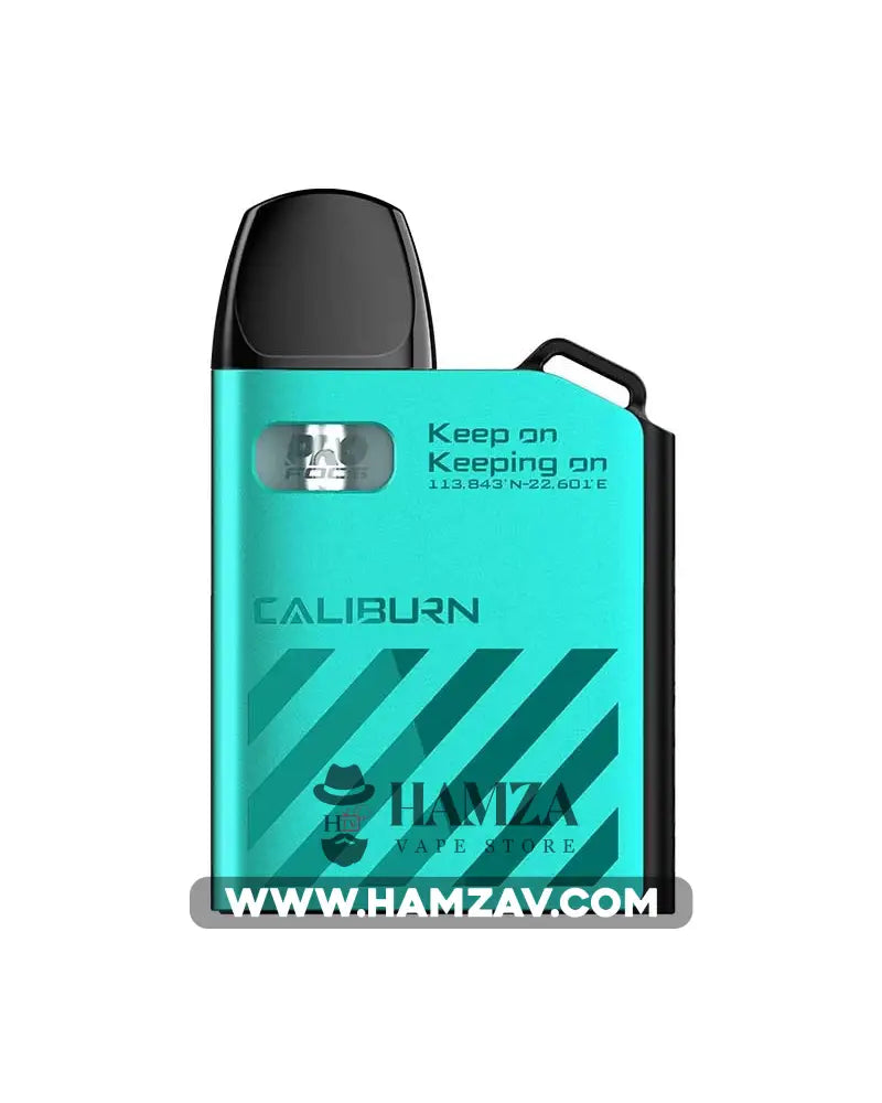 Uwell Caliburn Ak2 Pod - 2 Turquoise Blue Mtl Pods