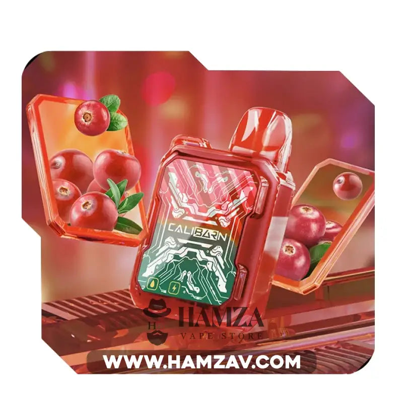 Uwell Caliburn Bar Disposable B6000 Puffs Cranberry Jam- يوويل كاليبرن بار بي
