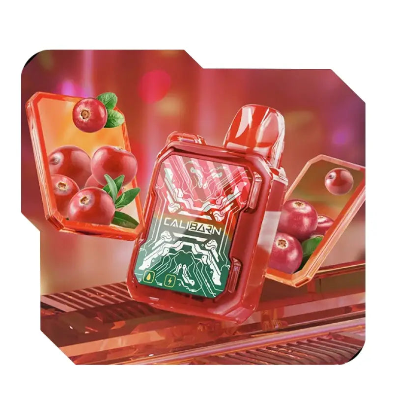 Uwell Caliburn Bar Disposable B6000 Puffs Cranberry Jam- يوويل كاليبرن بار بي