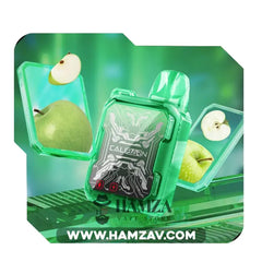Uwell Caliburn Bar Disposable B6000 Puffs Sour Apple- يوويل كاليبرن بار بي ٦٠٠٠ ديسبوزابل تفاح اخضر