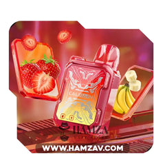 Uwell Caliburn Bar Disposable B6000 Puffs Strawberry Banana - يوويل كاليبرن بار بي