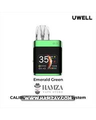 Uwell Caliburn G3 Pro Koko Pod - يوويل كاليبرن جي ٣ برو كوكو بود Emerald Green Mtl Pods