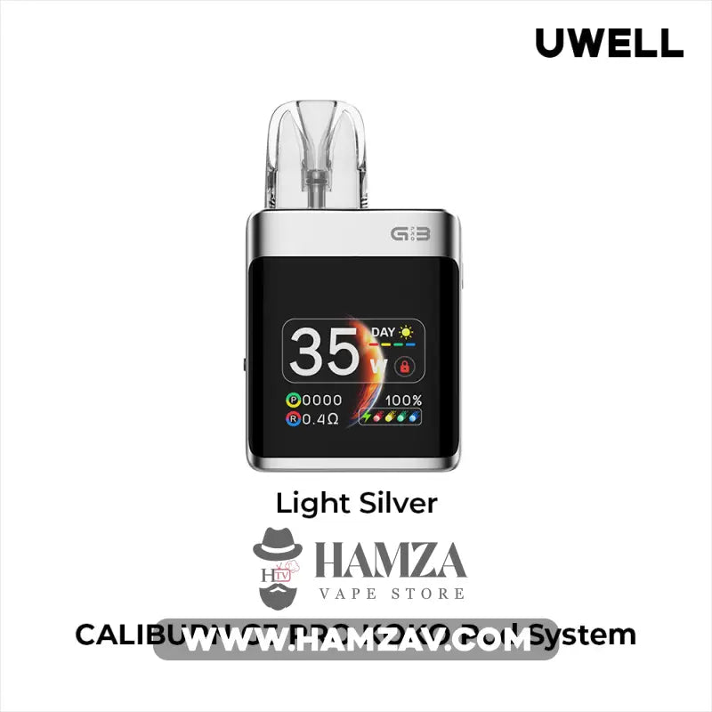 Uwell Caliburn G3 Pro Koko Pod - يوويل كاليبرن جي ٣ برو كوكو بود Light Silver Mtl Pods