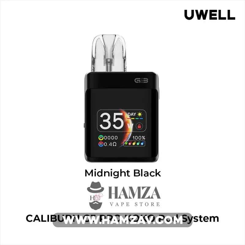 Uwell Caliburn G3 Pro Koko Pod - يوويل كاليبرن جي ٣ برو كوكو بود Midnight Black Mtl Pods
