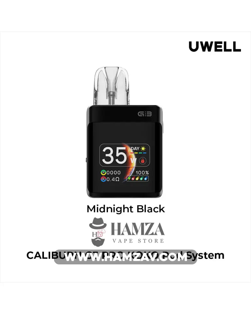 Uwell Caliburn G3 Pro Koko Pod - يوويل كاليبرن جي ٣ برو كوكو بود Midnight Black Mtl Pods