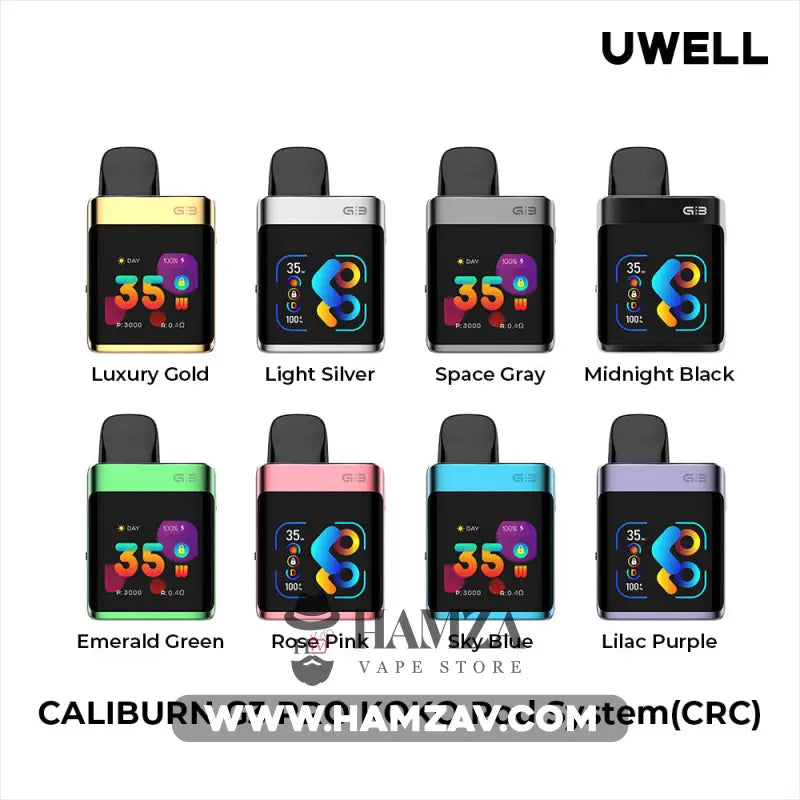 Uwell Caliburn G3 Pro Koko Pod - يوويل كاليبرن جي ٣ برو كوكو بود Mtl Pods