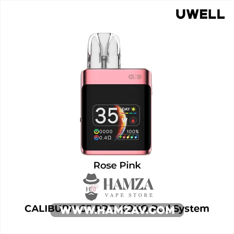 Uwell Caliburn G3 Pro Koko Pod - يوويل كاليبرن جي ٣ برو كوكو بود Rose Pink Mtl Pods