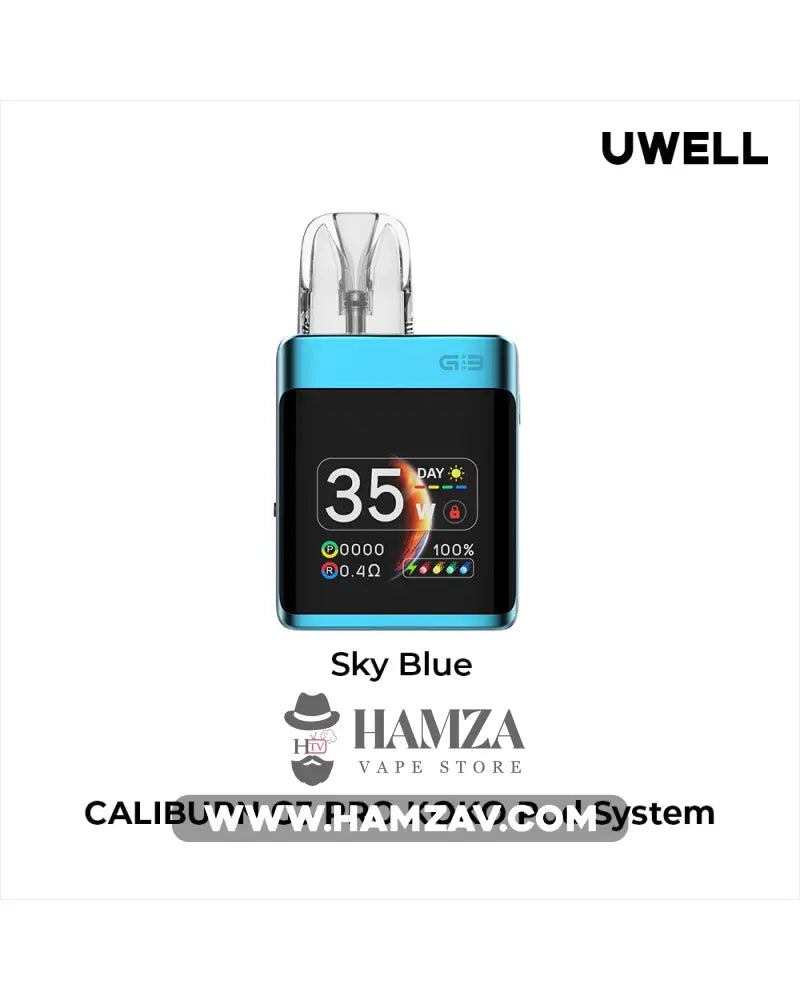 Uwell Caliburn G3 Pro Koko Pod - يوويل كاليبرن جي ٣ برو كوكو بود Sky Blue Mtl Pods