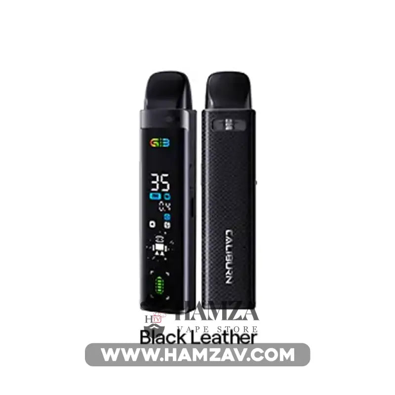 Uwell Caliburn G3 PRO Pod - يوويل كاليبرن جي ٣ برو بود Black Leather MTL Pods