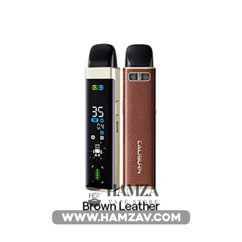 Uwell Caliburn G3 PRO Pod - يوويل كاليبرن جي ٣ برو بود Brown Leather MTL Pods