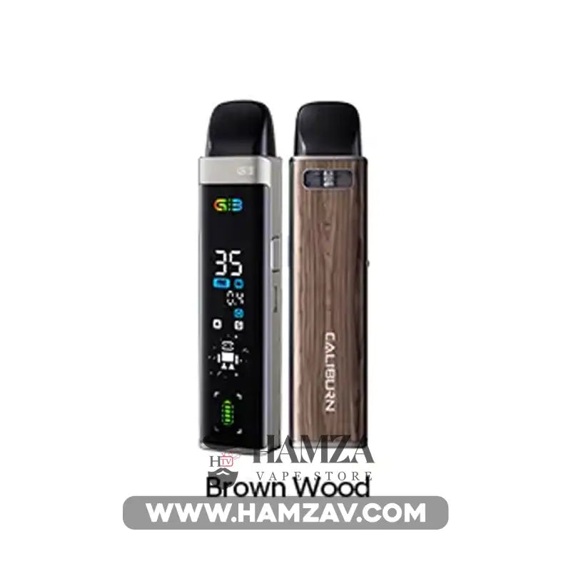 Uwell Caliburn G3 PRO Pod - يوويل كاليبرن جي ٣ برو بود Brown Wood MTL Pods