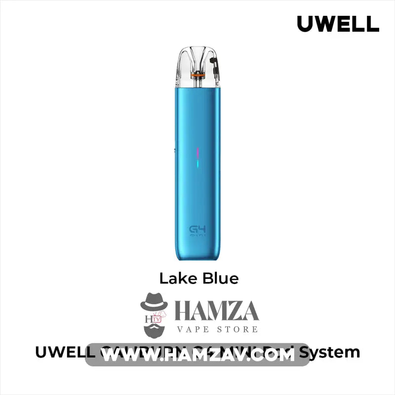 Uwell Caliburn G4 Mini Pod - يوويل كاليبرن جي ٤ ميني بود Lake Blue MTL Pods