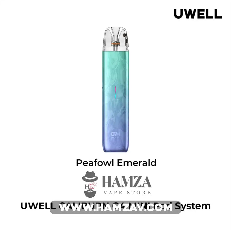 Uwell Caliburn G4 Mini Pod - يوويل كاليبرن جي ٤ ميني بود Peafowl Emerald MTL Pods