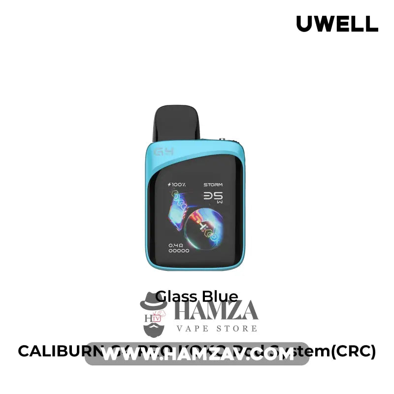 Uwell Caliburn G4 PRO KOKO Pod - يوويل كاليبرن جي 4 برو كوكو بود Glass Blue MTL Pods