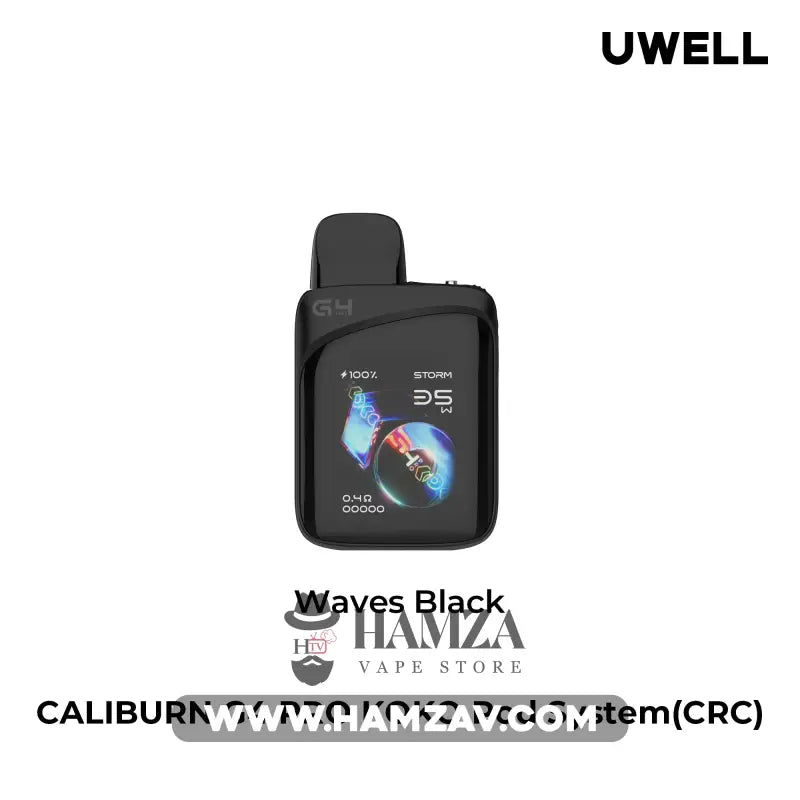 Uwell Caliburn G4 PRO KOKO Pod - يوويل كاليبرن جي 4 برو كوكو بود Waves Black MTL Pods
