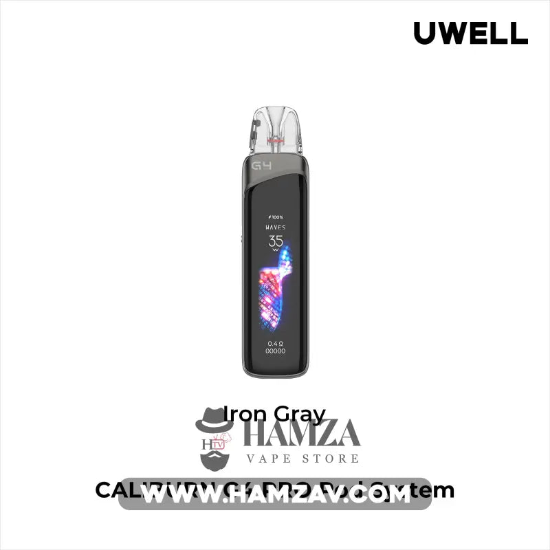Uwell Caliburn G4 PRO Pod - يوويل كاليبرن جي ٤ برو بود Iron gray MTL Pods