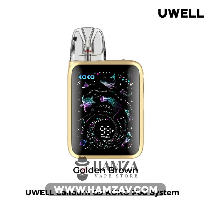Uwell Caliburn G5 Koko Pod - يوويل كاليبرن جي 5 كوكو بود - Golden Brown - MTL Pods