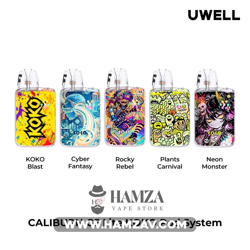 Uwell Caliburn G5 Lite Koko Pod With Lanyard - يوويل كاليبرن جي 5 لايت كوكو بود مع لانيارد - MTL Pods