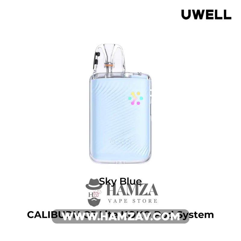 Uwell Caliburn G5 Lite Koko Pod With Lanyard - يوويل كاليبرن جي 5 لايت كوكو بود مع لانيارد - Sky Blue - MTL Pods