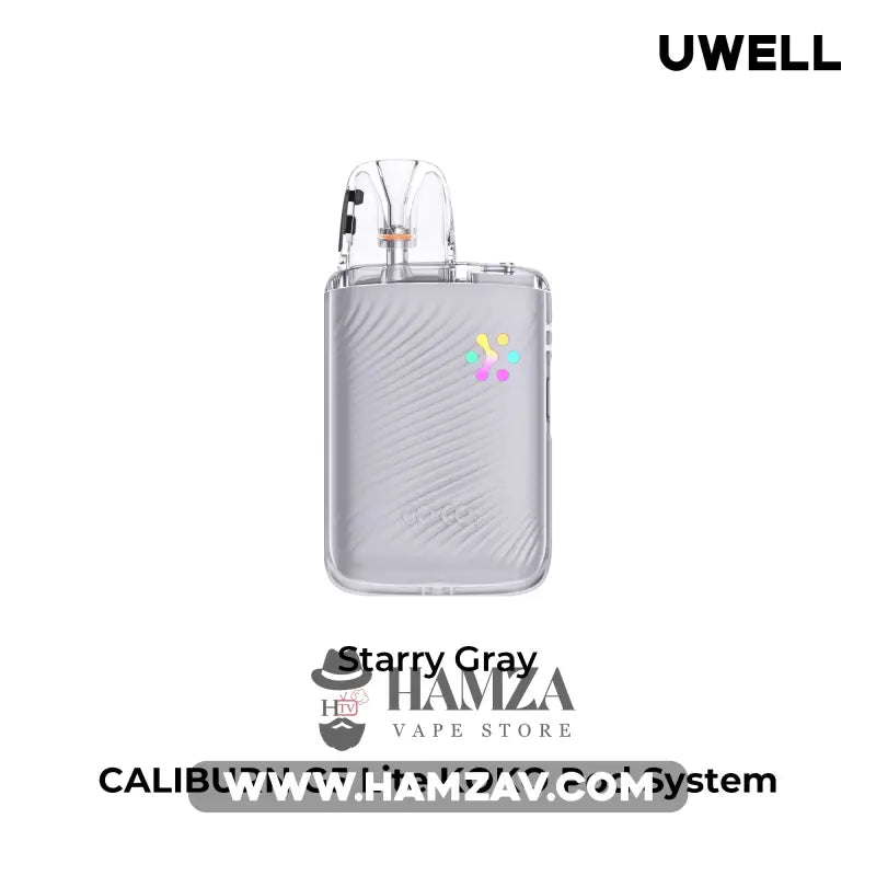 Uwell Caliburn G5 Lite Koko Pod With Lanyard - يوويل كاليبرن جي 5 لايت كوكو بود مع لانيارد - Starry Gray - MTL Pods