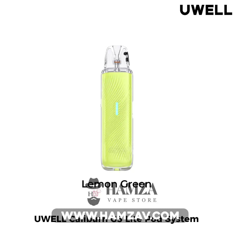 Uwell Caliburn G5 Lite Pod with Lanyard - يوويل كاليبرن جي 5 لايت بود مع لانيارد - Lemon Green - MTL Pods