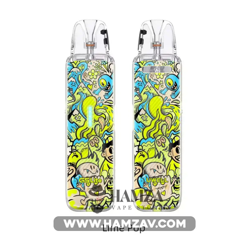 Uwell Caliburn G5 Lite Pod - يوويل كاليبرن جي 5 لايت بود - Lime Pop - MTL Pods