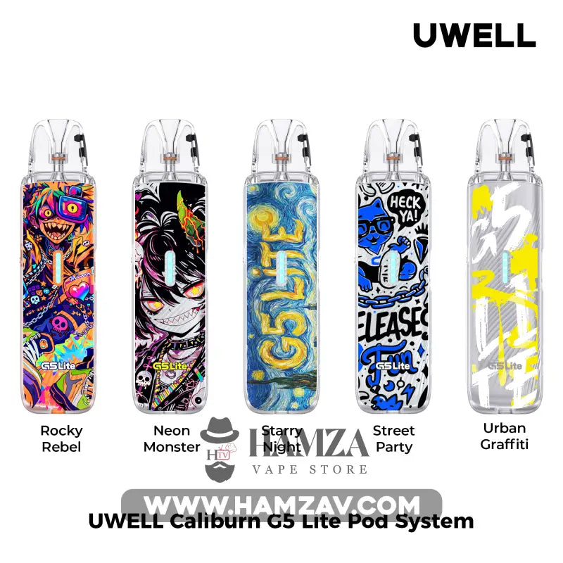 Uwell Caliburn G5 Lite Pod - يوويل كاليبرن جي 5 لايت بود - MTL Pods