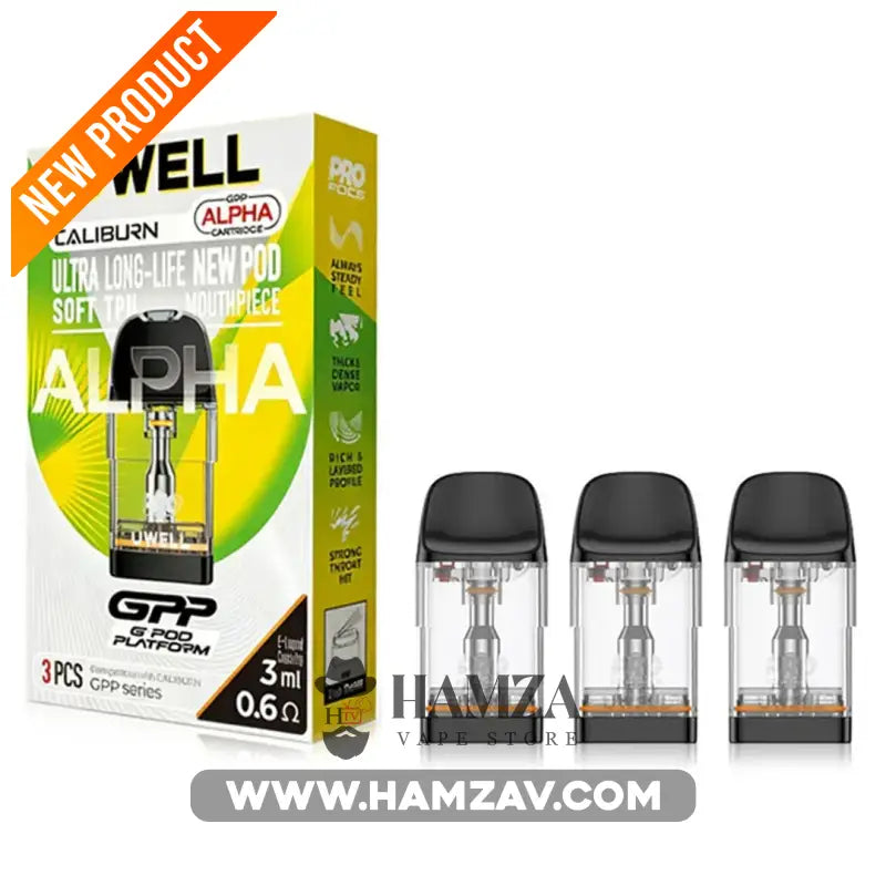 Uwell Caliburn GPP Alpha Cartridge - كارتدج يوويل كاليبرن جي بى بى الفا - Cartridges