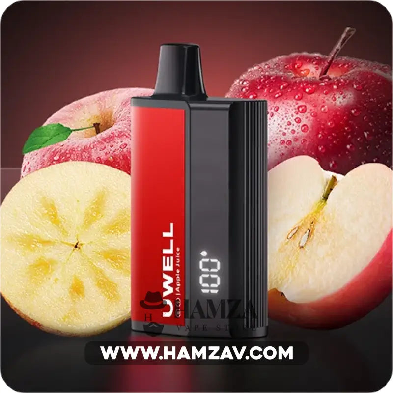 Uwell Disposable Dl8000 Puffs Apple Juice - يوويل دي ال ٨٠٠٠ ديسبوزابل عصير تفاح