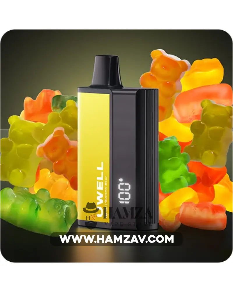 Uwell Disposable Dl8000 Puffs Gummy Bear - يوويل دي ال ٨٠٠٠ ديسبوزابل جامي بير كاندي