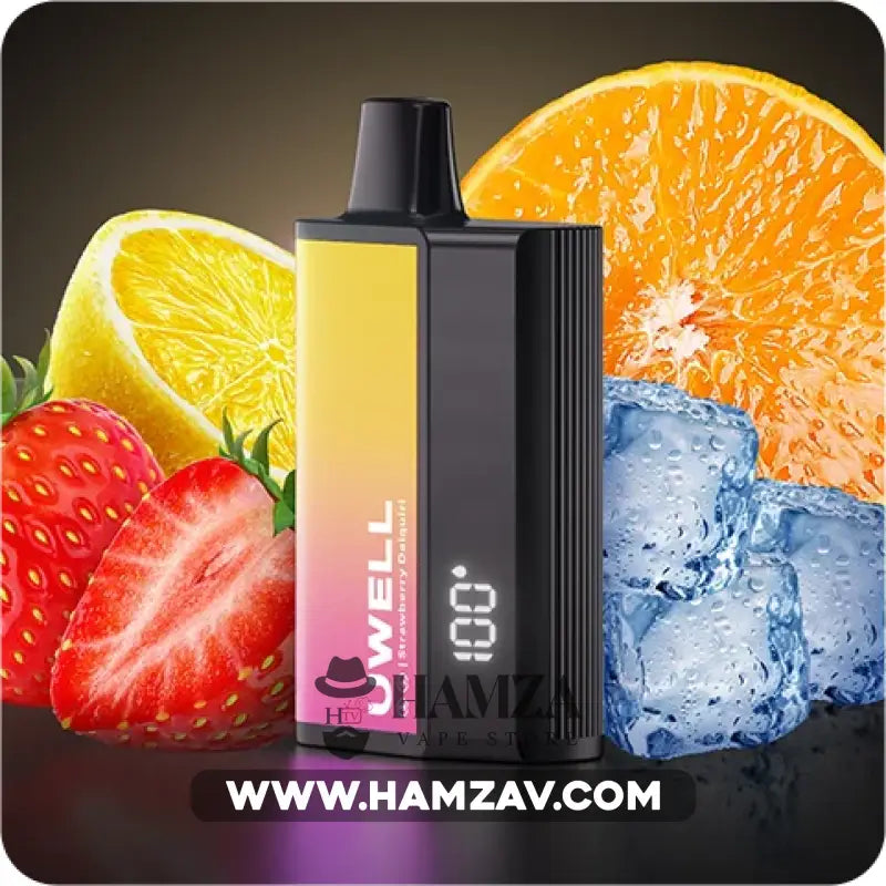 Uwell Disposable Dl8000 Puffs Strawberry Daiquiri - يوويل دي ال ٨٠٠٠ ديسبوزابل فراولة ليمون برتقال