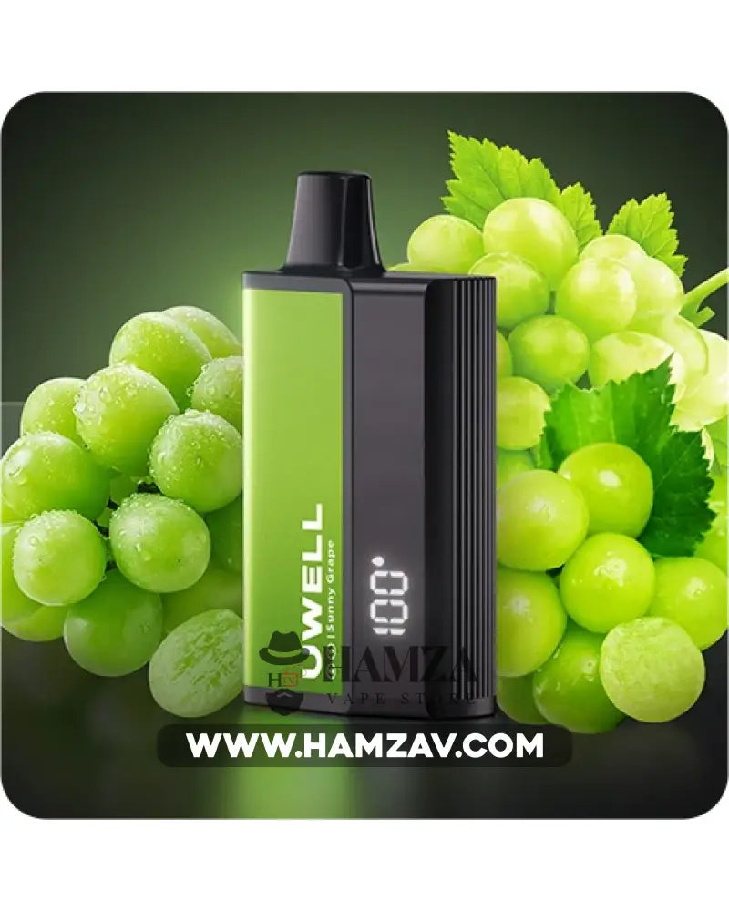 Uwell Disposable Dl8000 Puffs Sunny Grape - يوويل دي ال ٨٠٠٠ ديسبوزابل عنب