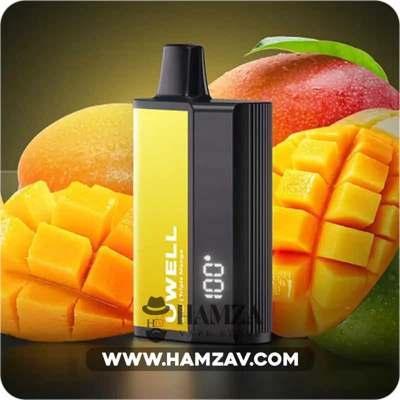 Uwell Disposable Dl8000 Puffs Triple Mango - يوويل دي ال ٨٠٠٠ ديسبوزابل مانجو