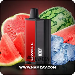 Uwell Disposable Dl8000 Puffs Watermelon Ice - يوويل دي ال ٨٠٠٠ ديسبوزابل بطيخ ساقع