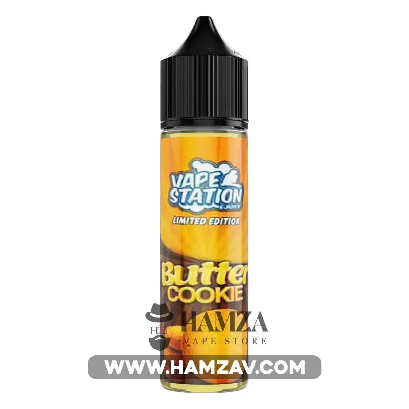 Vape Station Butter Cookies - فيب ستيشن كوكيز زبدة Dl (60Ml) / 3Mg Egyptian Liquid