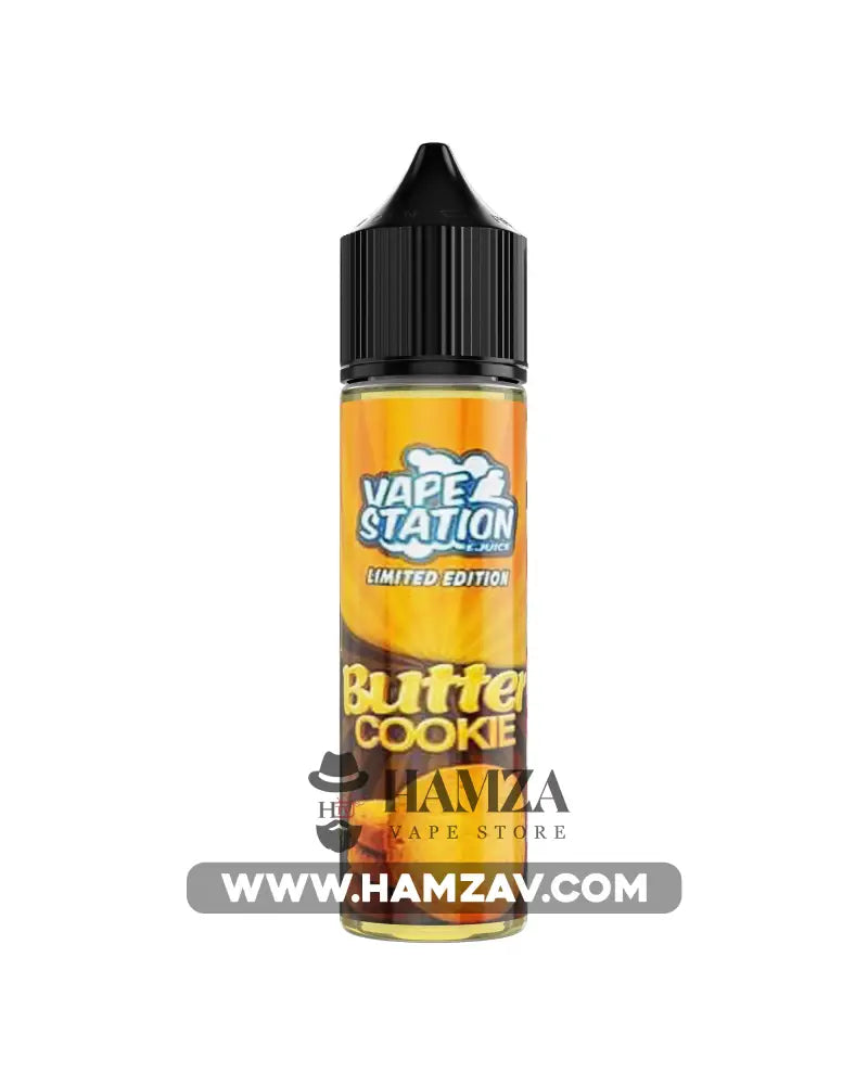 Vape Station Butter Cookies - فيب ستيشن كوكيز زبدة Dl (60Ml) / 3Mg Egyptian Liquid