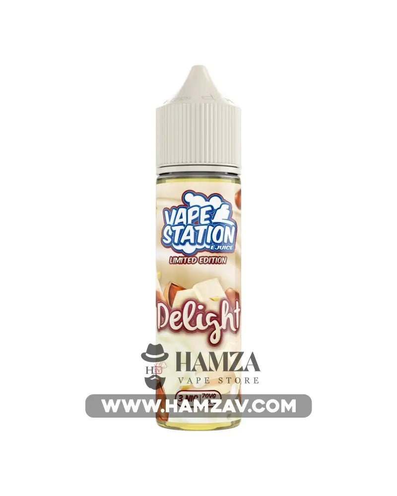 Vape Station Delight - فيب ستيشن بندق شوكولاتة بيضاء Dl (60Ml) / 3Mg Egyptian Liquid