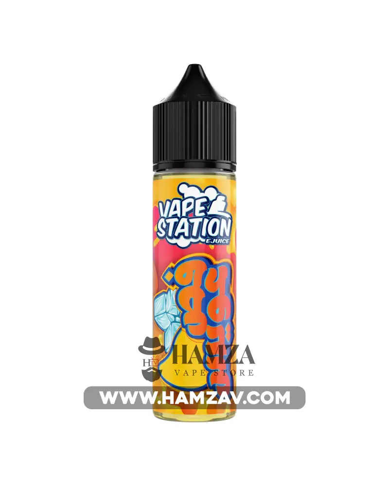 Vape Station Fas Oweis Ice - فيب ستيشن فص عويس ايس برودة متوسطة Dl (60Ml) / 3Mg Egyptian Liquid