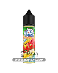 Vape Station Fas Watermelon - فيب ستيشن فص بطيخ بارد Dl (60Ml) / 3Mg Egyptian Liquid