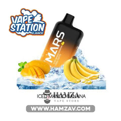 Vape Station Mars Disposable 5000 Puffs Iced Mango Banana -