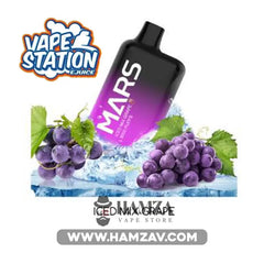 Vape Station Mars Disposable 5000 Puffs Iced Mix Grape -