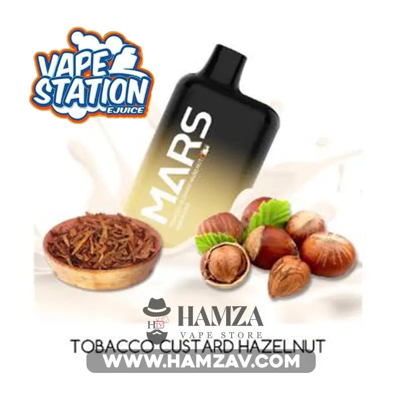 Vape Station Mars Disposable 5000 Puffs Tobacco Custard Hazelnut -