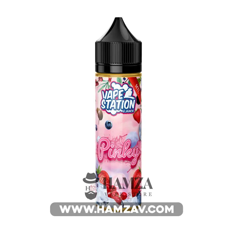 Vape Station Pinky - فيب ستيشن بينكي توت فراولة Mtl (60Ml) / 6Mg Egyptian Liquid