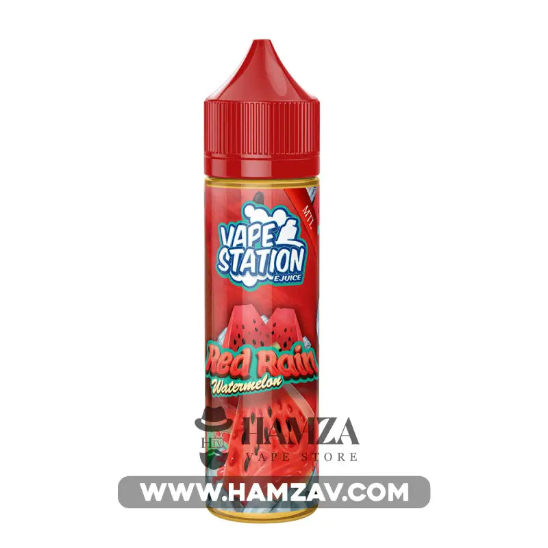 Vape Station Red Rain - فيب ستيشن بطيخ ساقع Mtl (60Ml) / 6Mg Egyptian Liquid