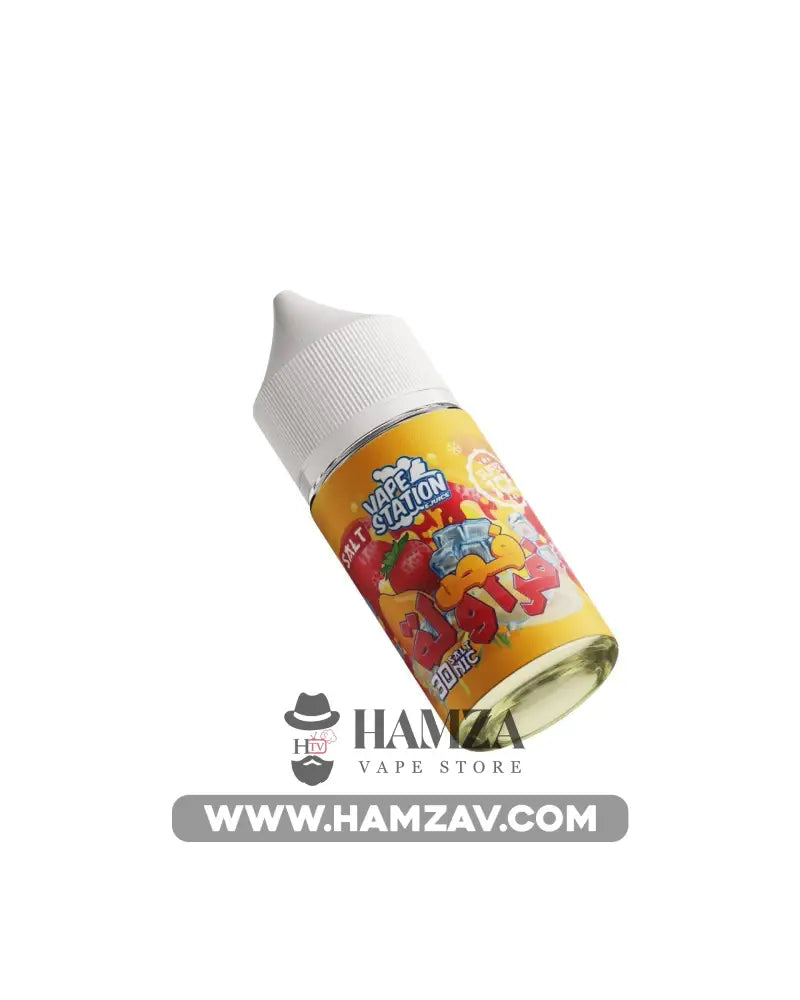 Vape Station Saltnic Super Ice Fas Strawberry - فيب ستيشن سولت سوبر ايس فص