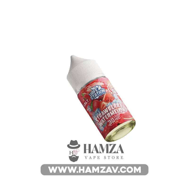 Vape Station Saltnic Super Ice Strawberry Watermelon - فيب ستيشن سولت سوبر ايس