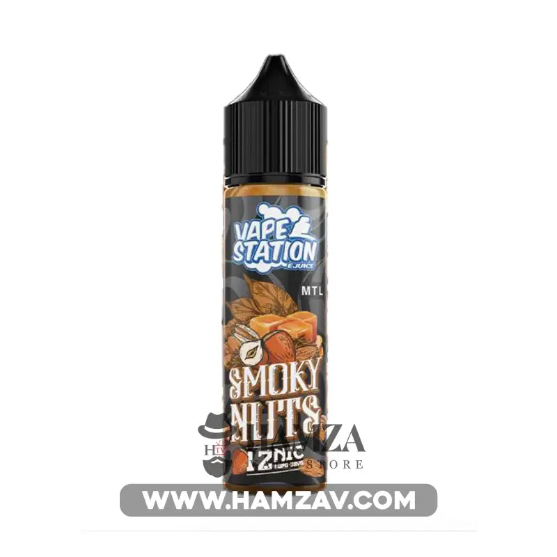 Vape Station Smoky Nuts - فيب ستيشن سموكي ناتس توباكو مكسرات محمصة Egyptian Liquid