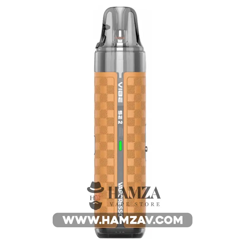 Vaporesso VIBE SE 2 POD Vape Station Bundle - فابوريسو فايب اس اى 2 بود باندل فيب ستيشن - Leather Brown - MTL Pods