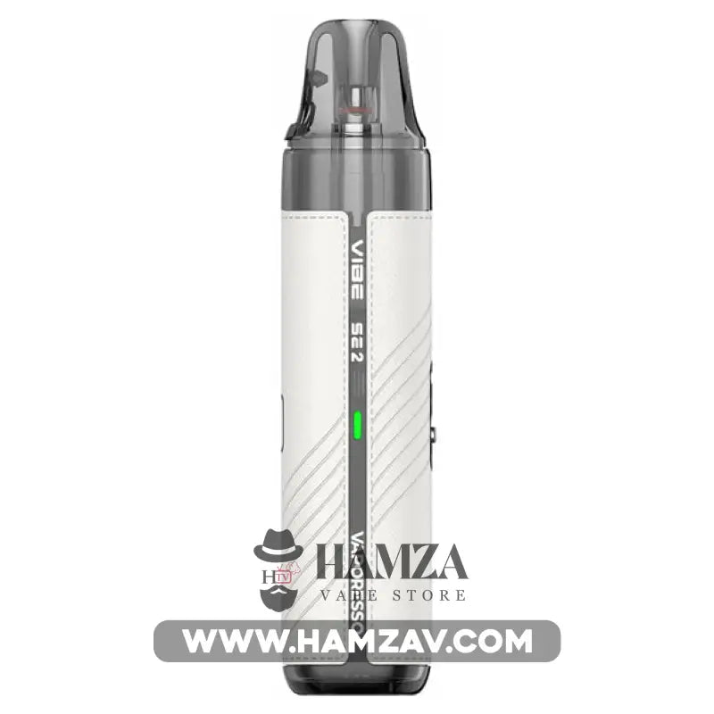 Vaporesso VIBE SE 2 POD Vape Station Bundle - فابوريسو فايب اس اى 2 بود باندل فيب ستيشن - Leather White - MTL Pods