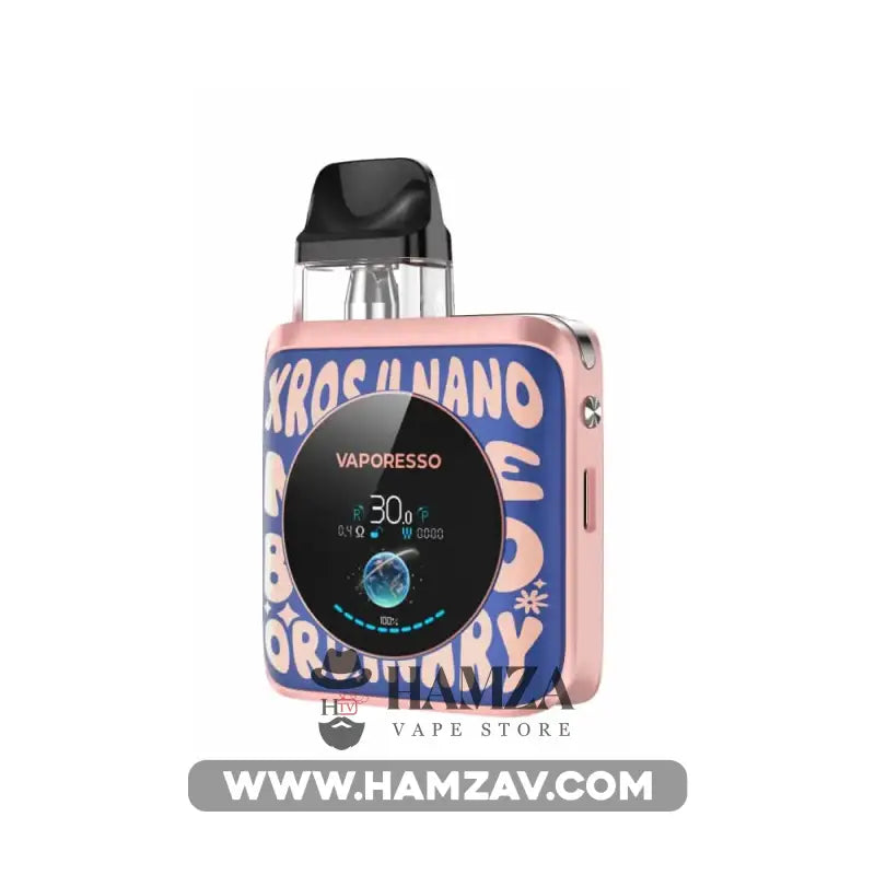 Vaporesso XROS 4 NANO Pod - فابوريسو اكس روس 4 نانو بود Word-Pop Blue MTL Pods